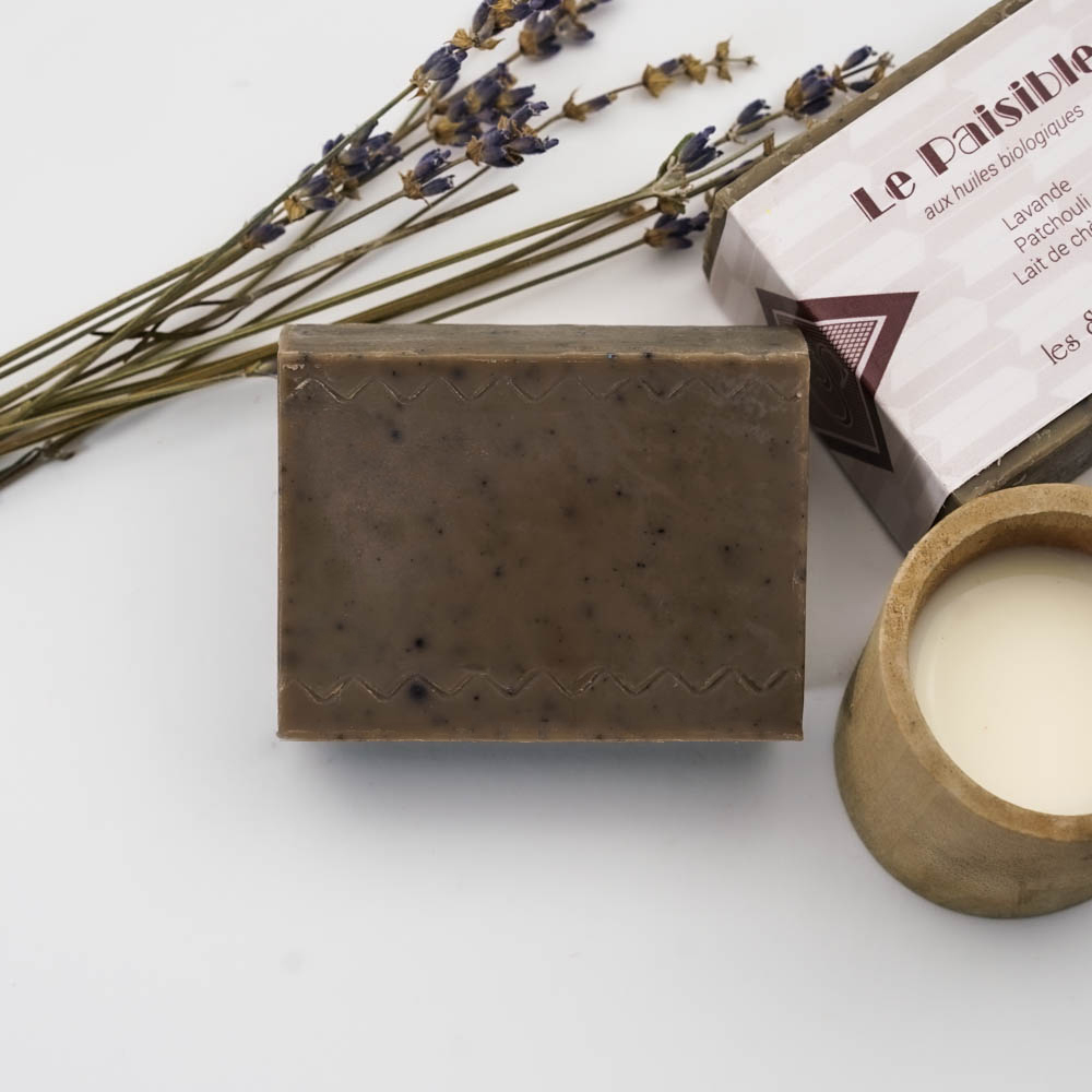 Savon solide <span> Le paisible</span> saponifié à froid