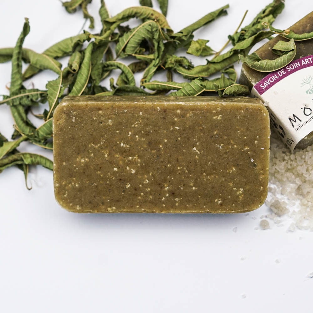 Savon solide <span>Verveine & Spiruline</span> saponifié à froid