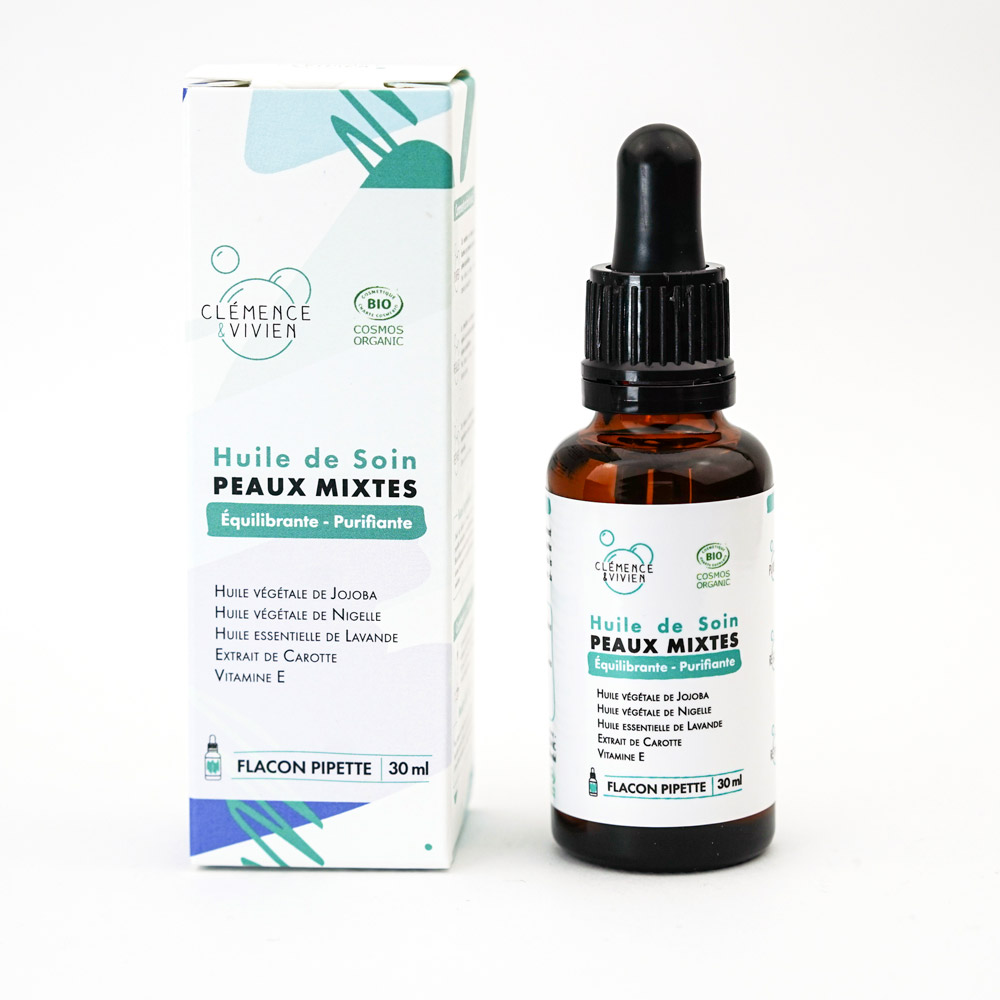 Huile de soin peaux mixtes - Fabriqué en France